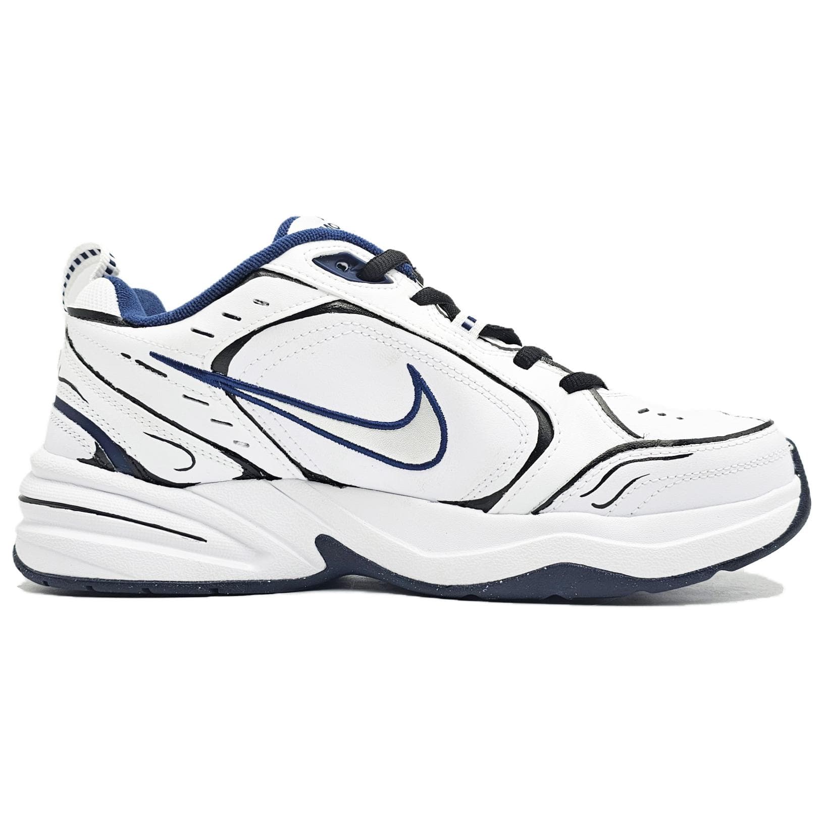 Кроссовки Nike Air Monarch 4 White Navy - изображение 2