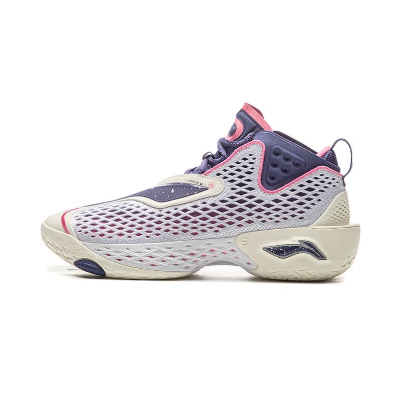 Кроссовки для баскетбола Li-Ning x LINING Fanwu 5 Ultra Boom Технология амортизации устойчивость поддержка комфорт Противоскользящая износостойкая Дышащий отскок сцепление Мид-топ Баскетбольные кроссовки Мужской Белый - изображение 1