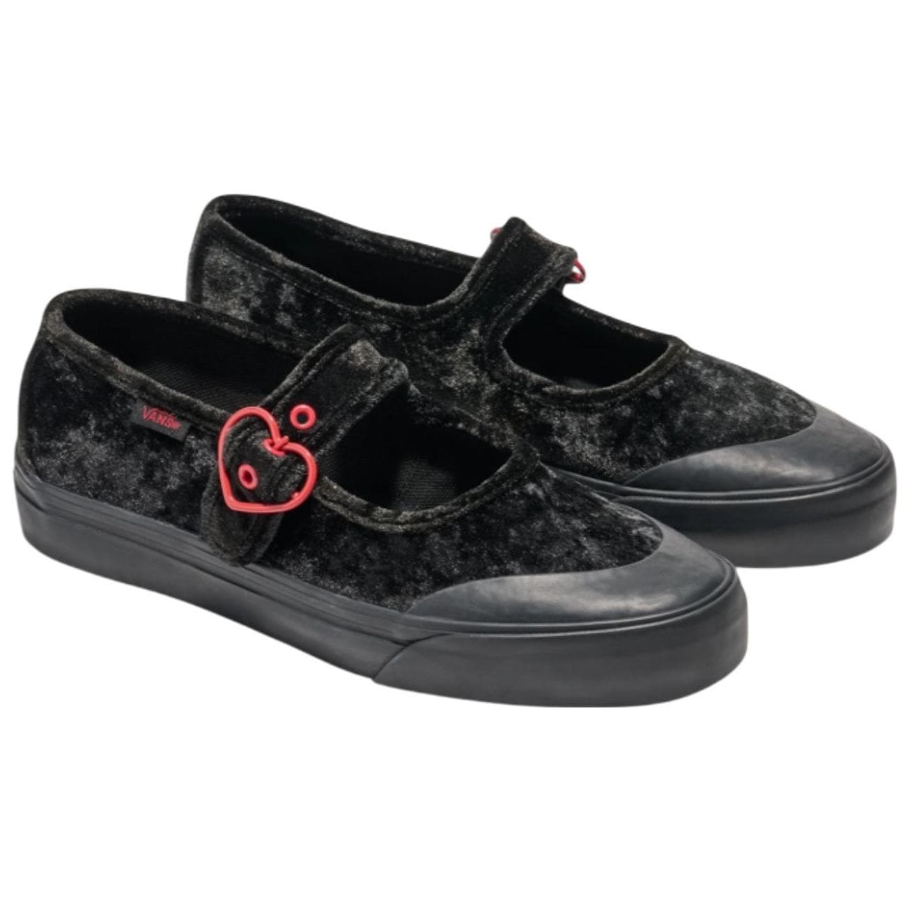 VANS Mary Jane Туфли Мэри Джейн Женские Черные Красные - изображение 2