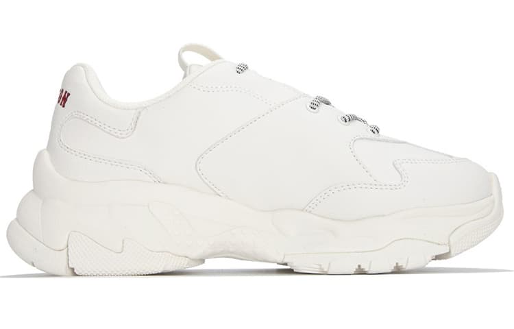 Кроссовки MLB Platform Low Top Sneakers White Red - изображение 2