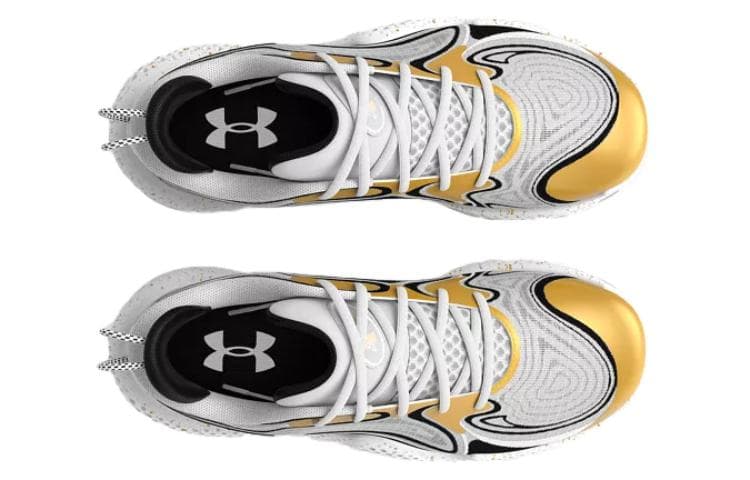 Кроссовки для баскетбола Under Armour UA Spawn 6 White Yellow - изображение 4