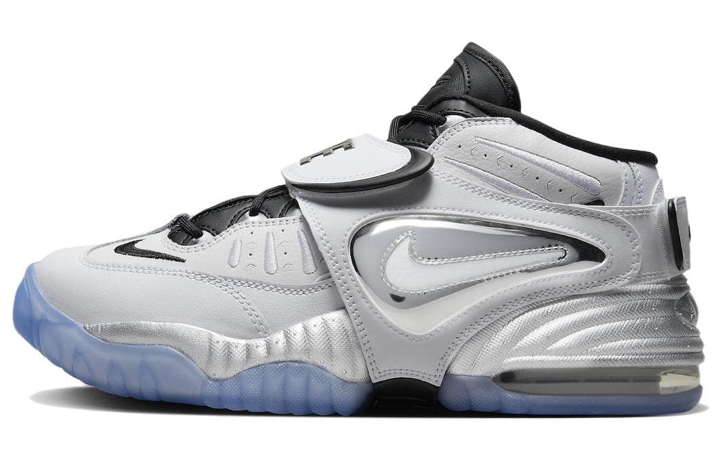 Ретро баскетбольные кроссовки Nike Air Adjust Force "White Metallic" - изображение 1
