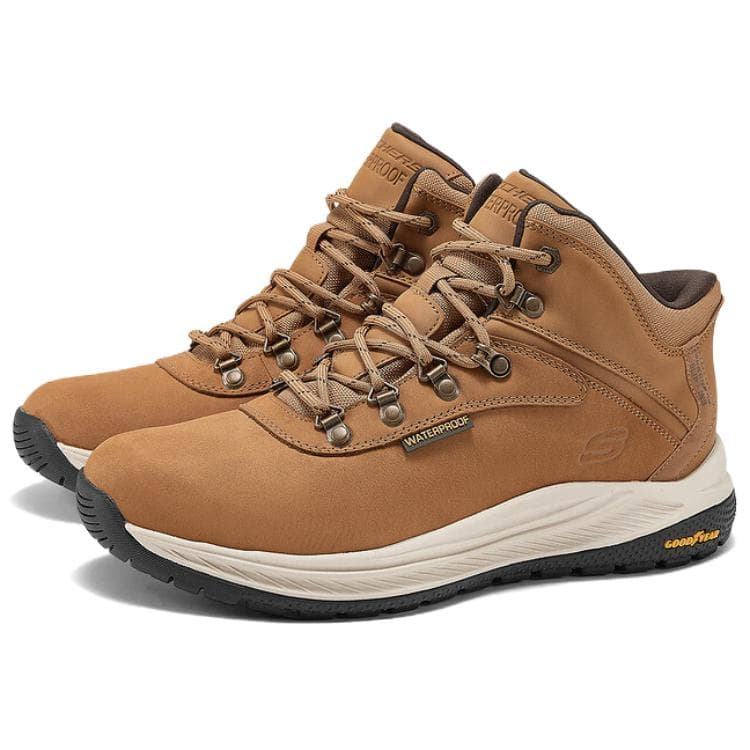 Сапоги SKECHERS MENS USA Текстиль Синтетическая кожа Ботильоны Мужские Желтые - изображение 3