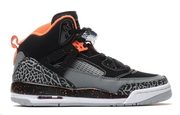 Ретро баскетбольные кроссовки Jordan Spizike Black Orange Grey - изображение 2