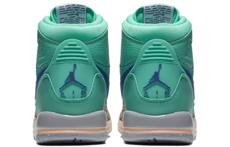 Ретро баскетбольные кроссовки Jordan Legacy 312 Hyper Jade - изображение 5