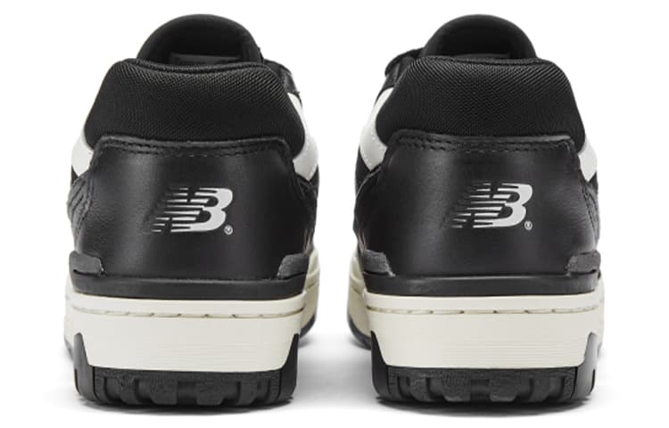 Ретро баскетбольные кроссовки New Balance 550 Black White - изображение 4