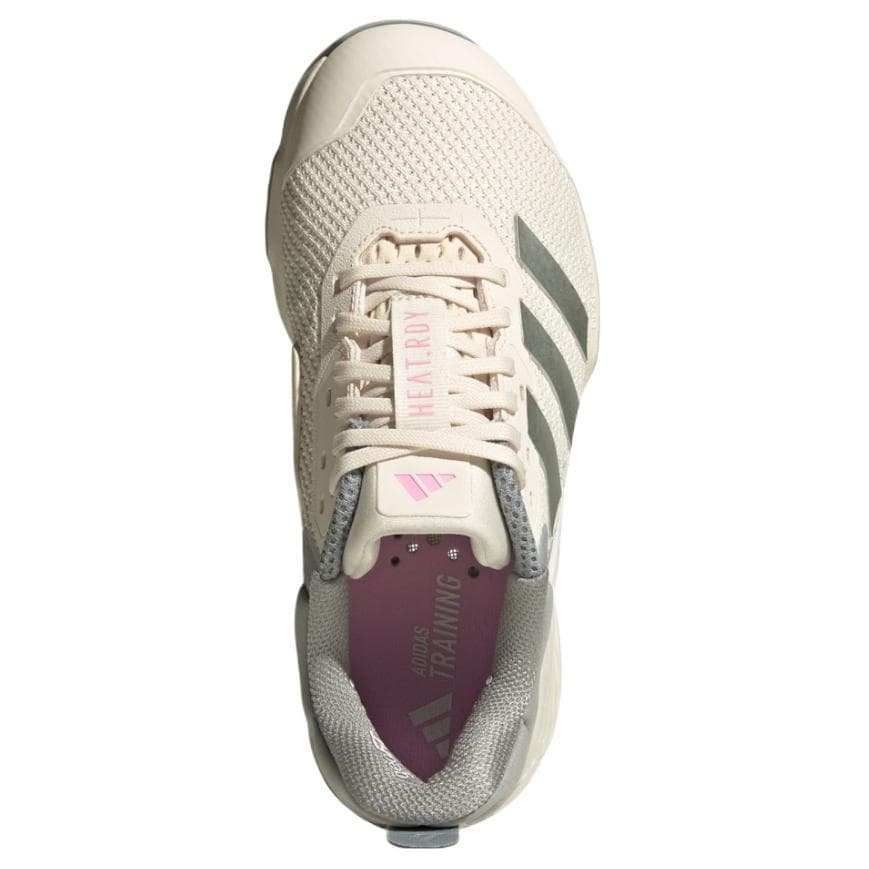 Кроссовки для спортзала Adidas DROPSET 3 Low Топ Тренировочные кроссовки Женские Белые Серебряные - изображение 3