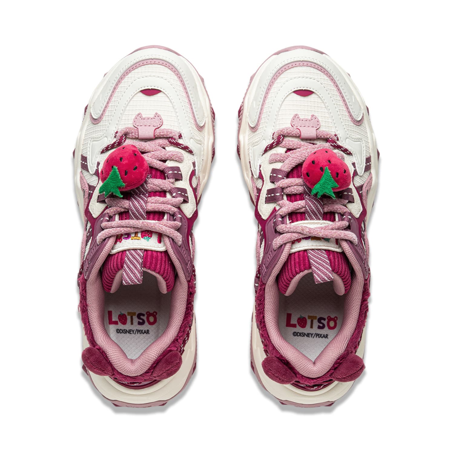 Кроссовки Li NING X Disney Cat Paw Lite 2 Low Топ Массивные кроссовки Women's White Розовый - изображение 4