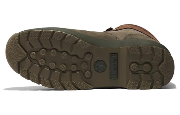 Кроссовки Timberland Противоскользящая Устойчивая к истиранию MID Топ Походная обувь Мужская Темно-зеленая - изображение 5