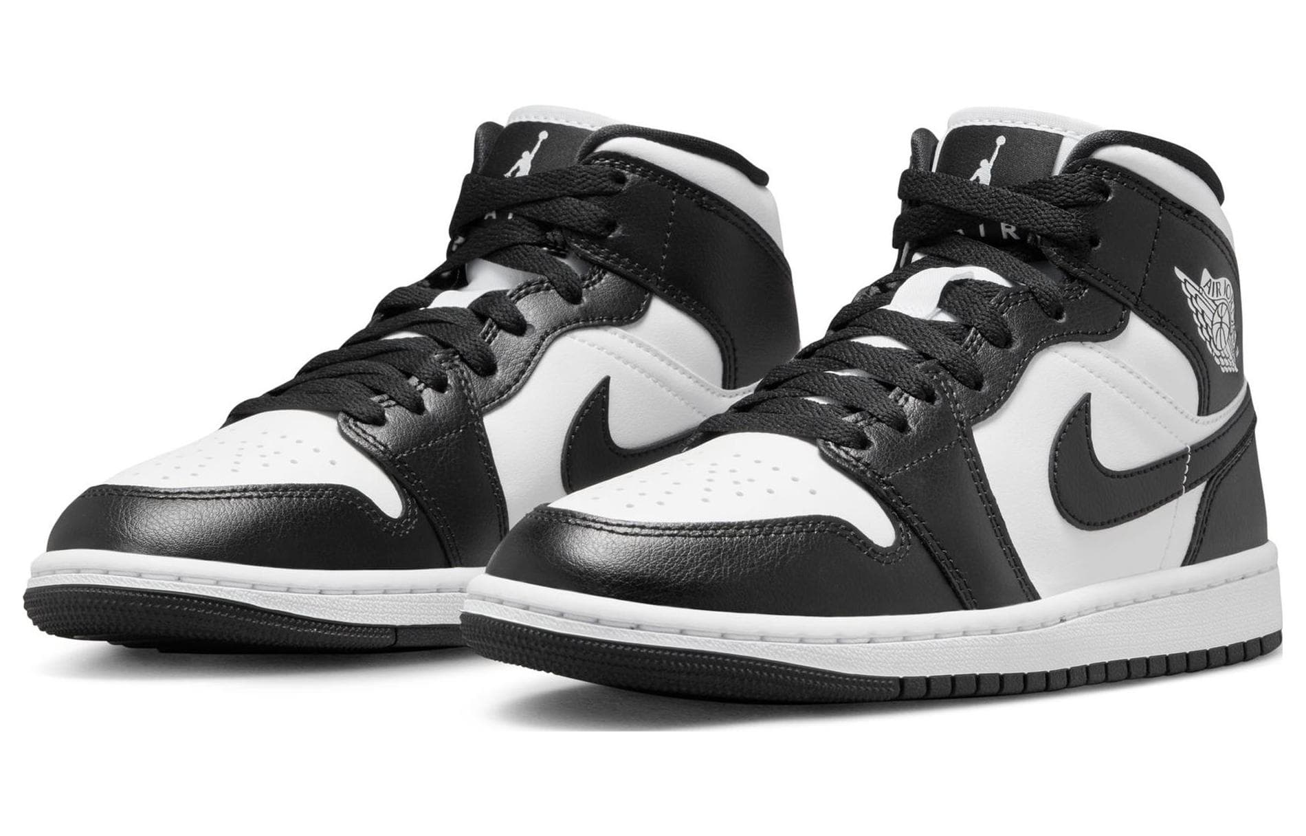 Ретро баскетбольные кроссовки Jordan Air Jordan 1 Mid "Panda" - изображение 3