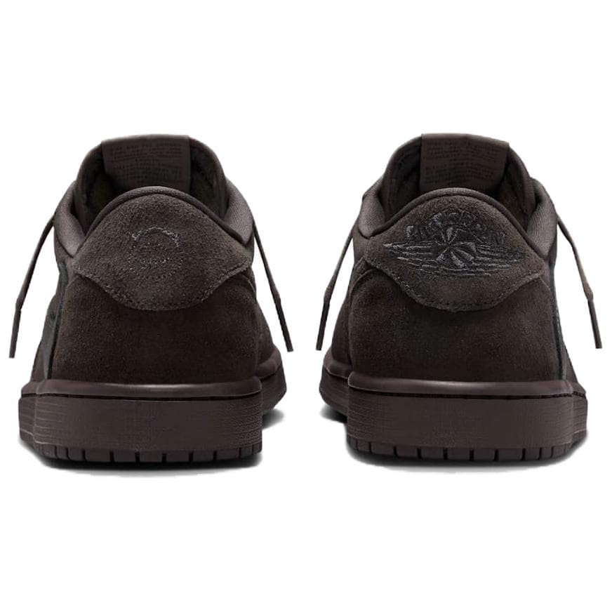 Ретро баскетбольные кроссовки Travis Scott x Air Jordan 1 Low OG "Velvet Brown" - изображение 4