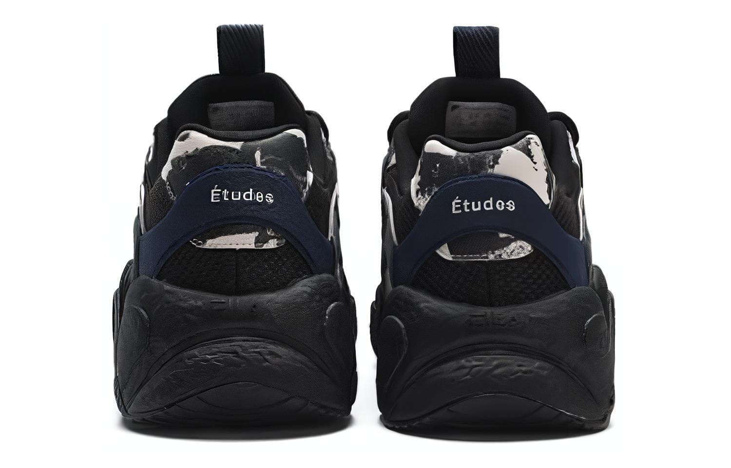 Ретро баскетбольные кроссовки Études x FILA Retro Basketball Sneakers Black - изображение 3