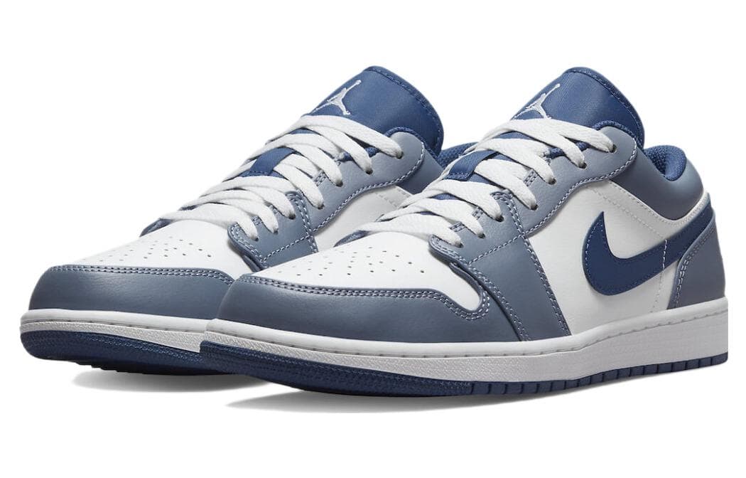 Ретро баскетбольные кроссовки Jordan Air Jordan 1 Low Navy - изображение 3