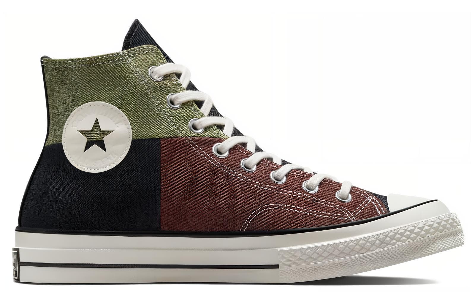 Кеды Converse Chuck 70 Plus Black Green Brown - изображение 2