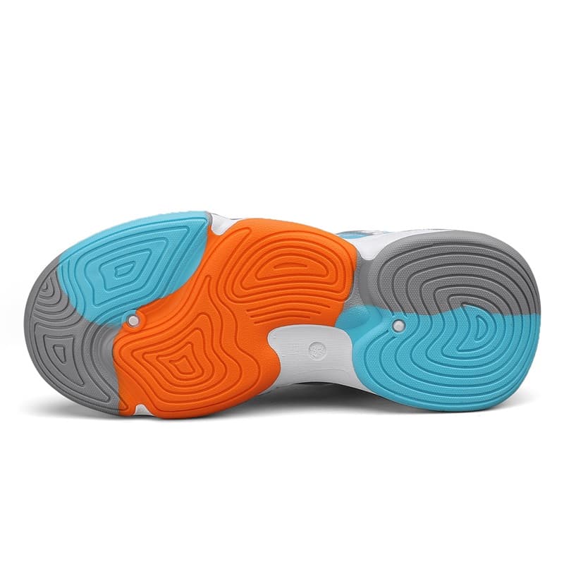 Кроссовки для баскетбола Warrior High-Top Basketball Sneakers White Blue Orange - изображение 5