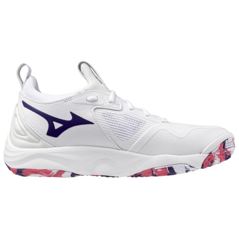 Кроссовки для спортзала Mizuno Wave Momentum 3 противоскользящие устойчивые к истиранию низкие кроссовки для тренировок женские белые - изображение 2