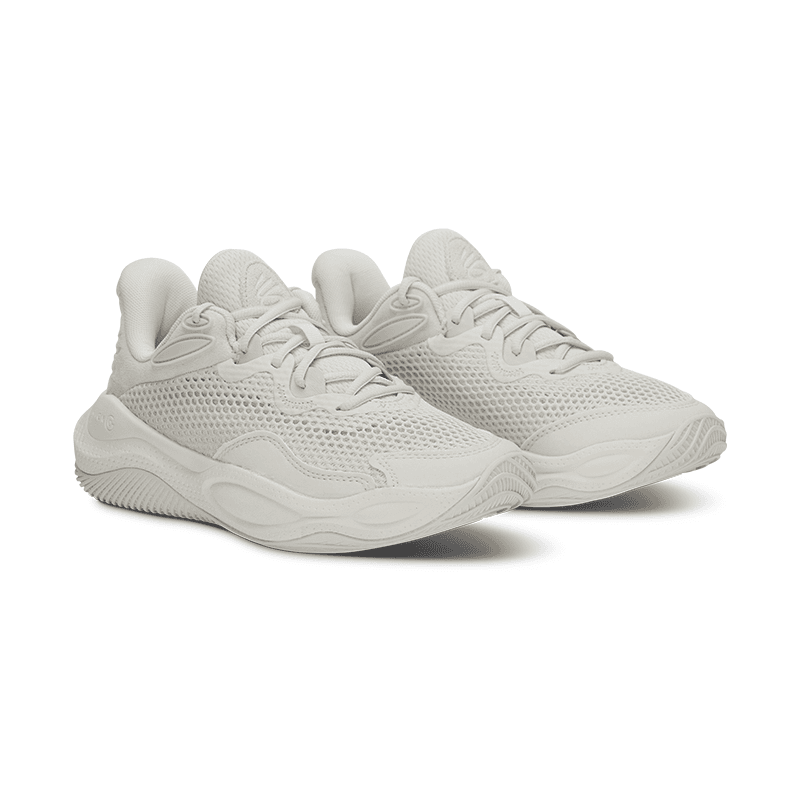 Кроссовки для баскетбола Under Armour Curry Splash 24 Устойчивые к истиранию Дышащие Низкие Баскетбольные Кроссовки Унисекс Белые - изображение 3