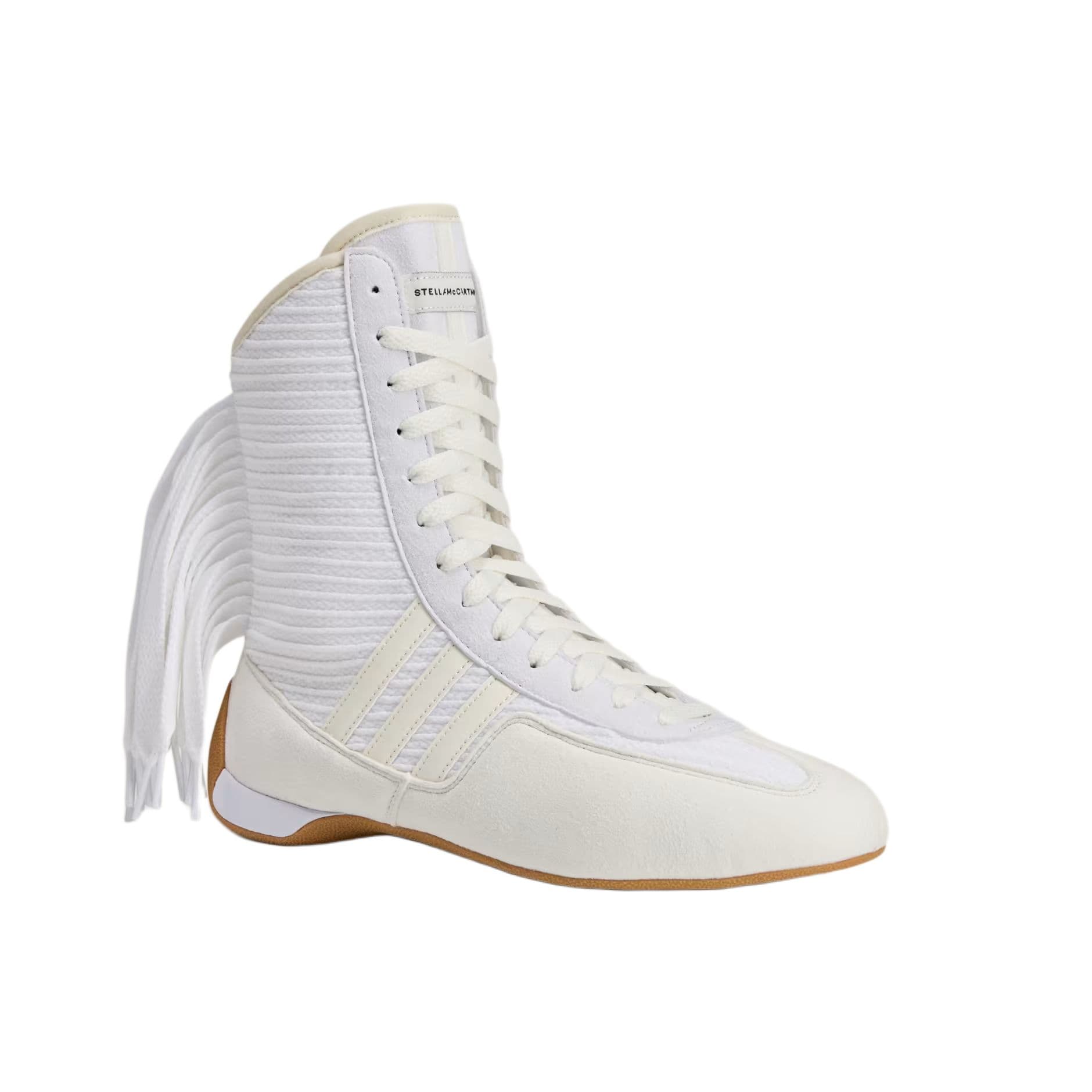 Кроссовки для спортзала Stella McCartney x Adidas Противоскользящие устойчивые к истиранию высокие кроссовки для тренировок женские белые - изображение 3