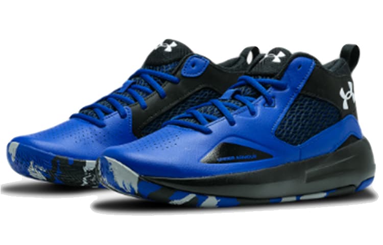 Ретро баскетбольные кроссовки Under Armour Lockdown 5 Blue - изображение 3