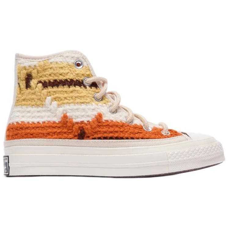 Кеды Converse Chuck 70 High Топ Кеды Женские Белый Желтый Оранжевый - изображение 2