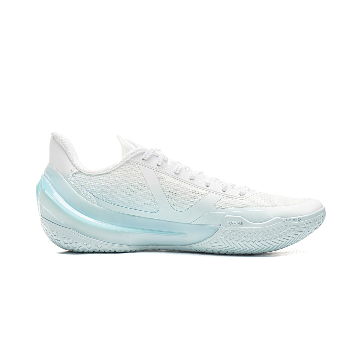 Кроссовки для баскетбола Li NING Blade 5 V2 Low Топ Баскетбольные кроссовки Мужской Белый и синий цвет - изображение 2