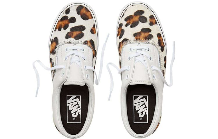 Кеды Vans Era Calf Hair Leopard White - изображение 4