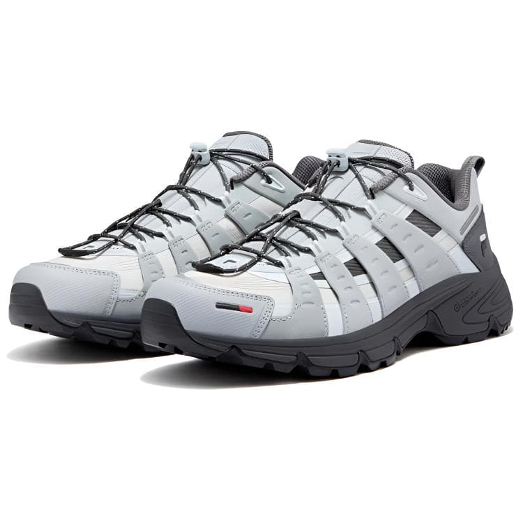 Кроссовки FILA FUSION COMO X Устойчивая к истиранию Светоотражающая Альпинистская Обувь для Приключений Мужская Серый Синий - изображение 3