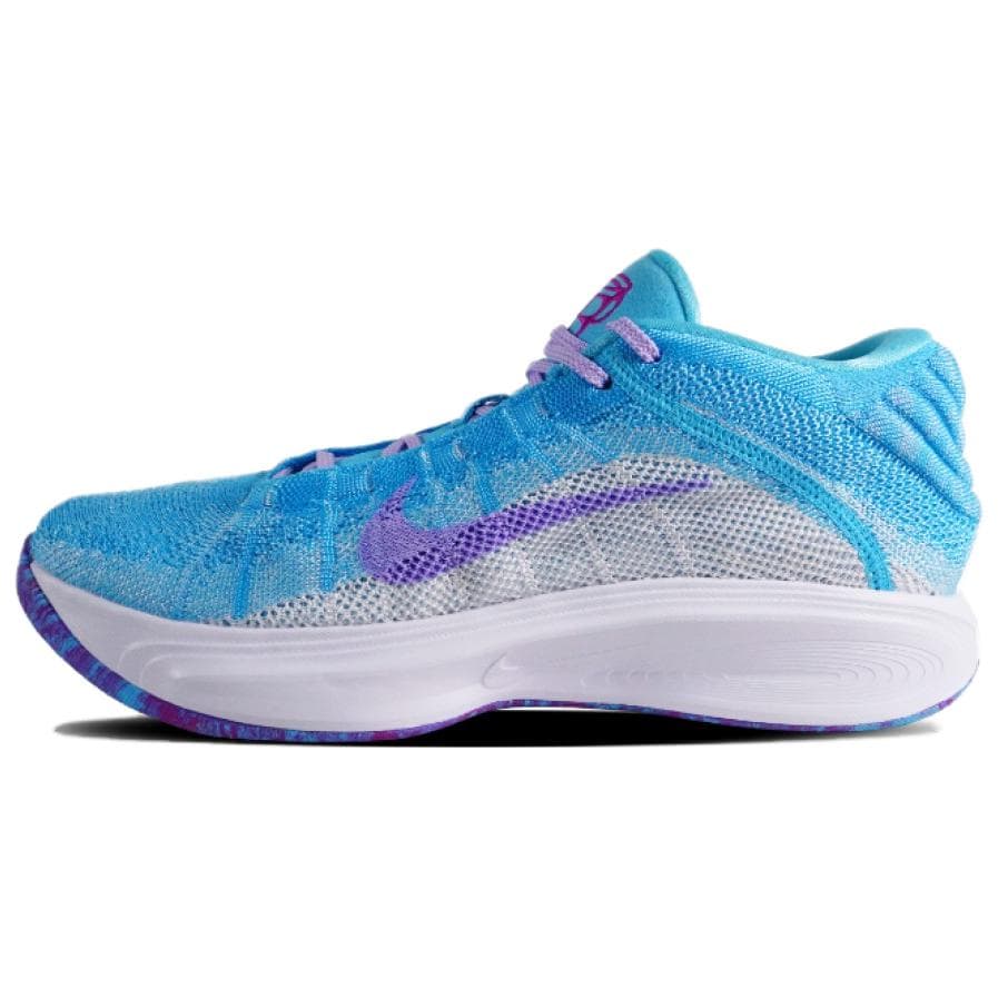 Кроссовки для баскетбола Nike G.T. Hustle 3 MID Топ Баскетбольные кроссовки Мужские Синие - изображение 3