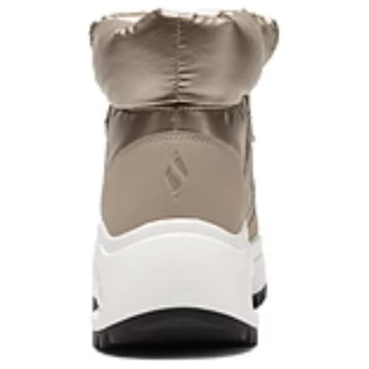 Ботинки зимние Skechers Короткие Сноубутсы Женские Золотые - изображение 4