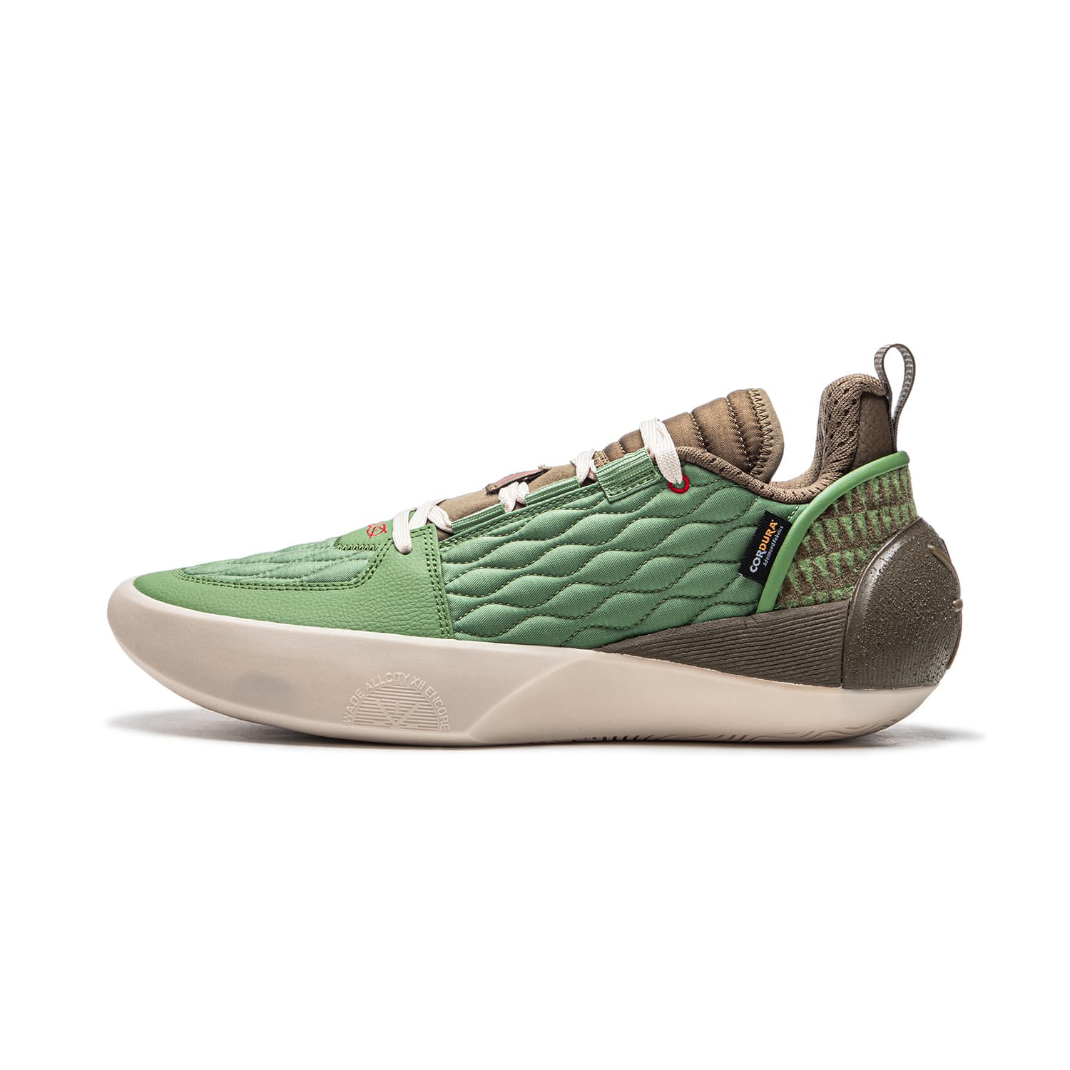 Кроссовки для баскетбола Li NING All City 12 Encore Низкие Баскетбольные Кроссовки Мужские Камень Мох Зеленый - изображение 1