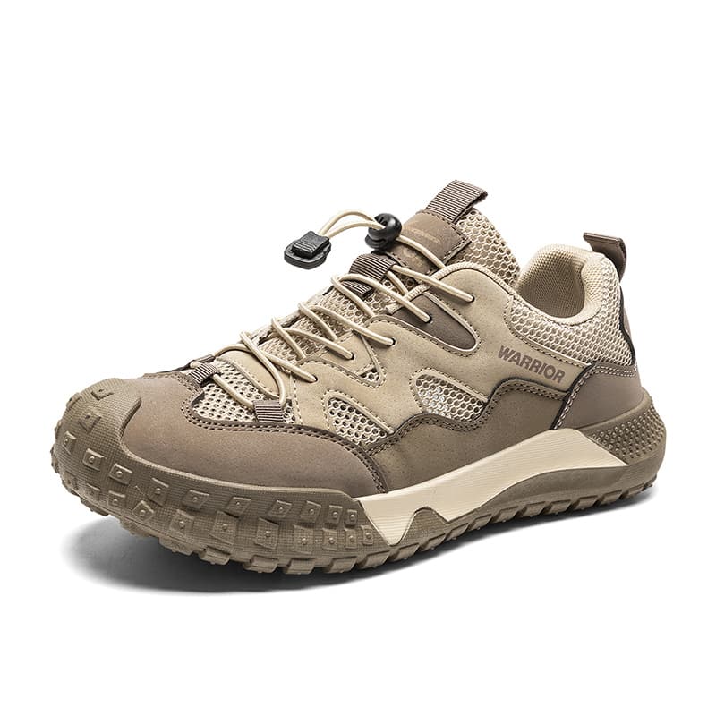 Кроссовки WARRIOR Low Топ Альпинистские и треккинговые ботинки Мужской Светлый хаки Коричнево-кофейный - изображение 2