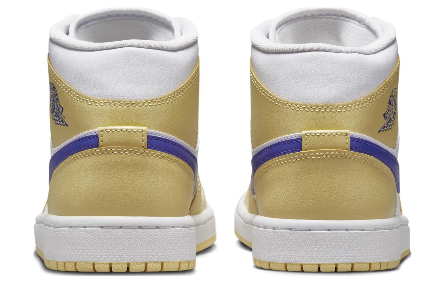 Ретро баскетбольные кроссовки Jordan Air Jordan 1 Mid "Lemon Wash" — фото 4