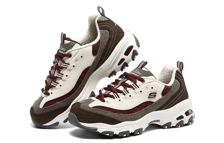 Кроссовки Skechers D'LITES 1.0 Burgundy Brown - изображение 3