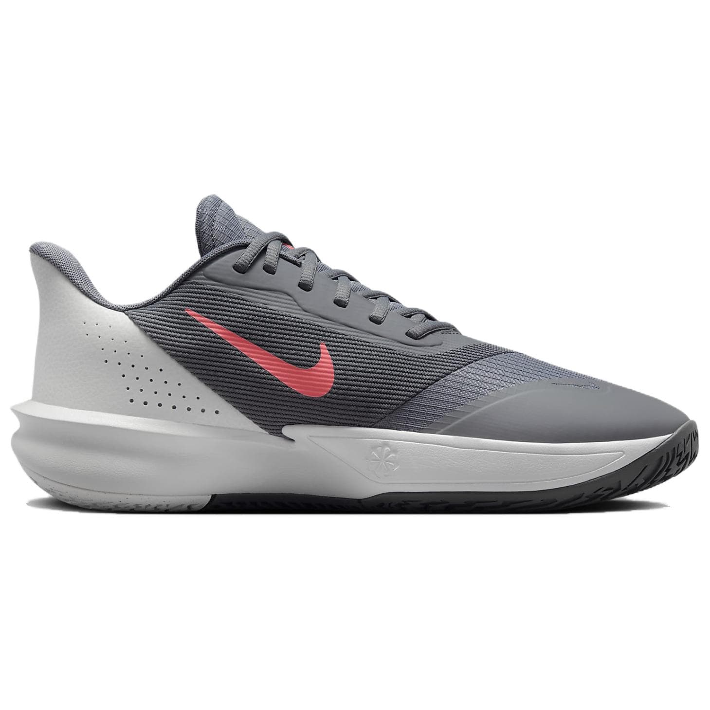Кроссовки для баскетбола Nike Precision 7 Low Топ Баскетбольные кроссовки Мужские Серые - изображение 2