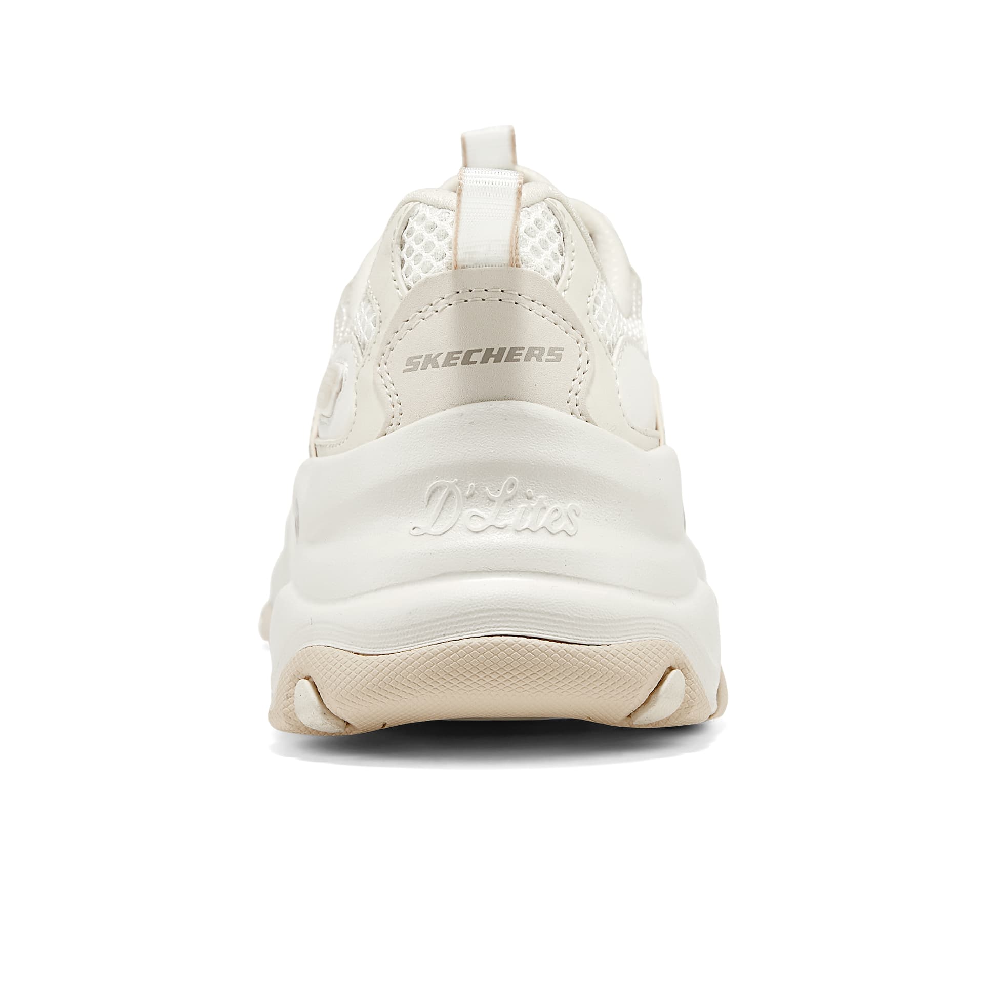 Кроссовки Skechers D'LITES 5,0 Low Топ Кроссовки с Толстой Подошвой Женские Бежевые - изображение 4