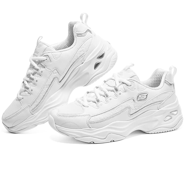 Кроссовки Skechers D'lites 4.0 White Silver - изображение 3