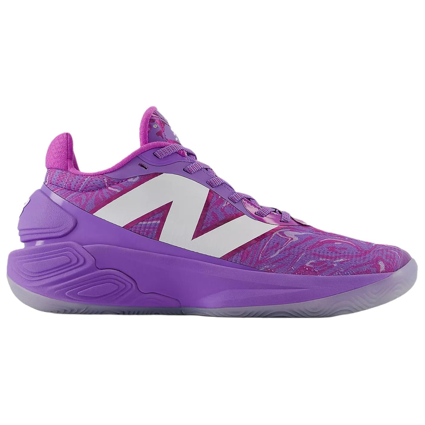 Кроссовки для баскетбола New Balance Two WXY V5 Амортизация Низкие Баскетбольные Кроссовки Унисекс Фиолетовые - изображение 2