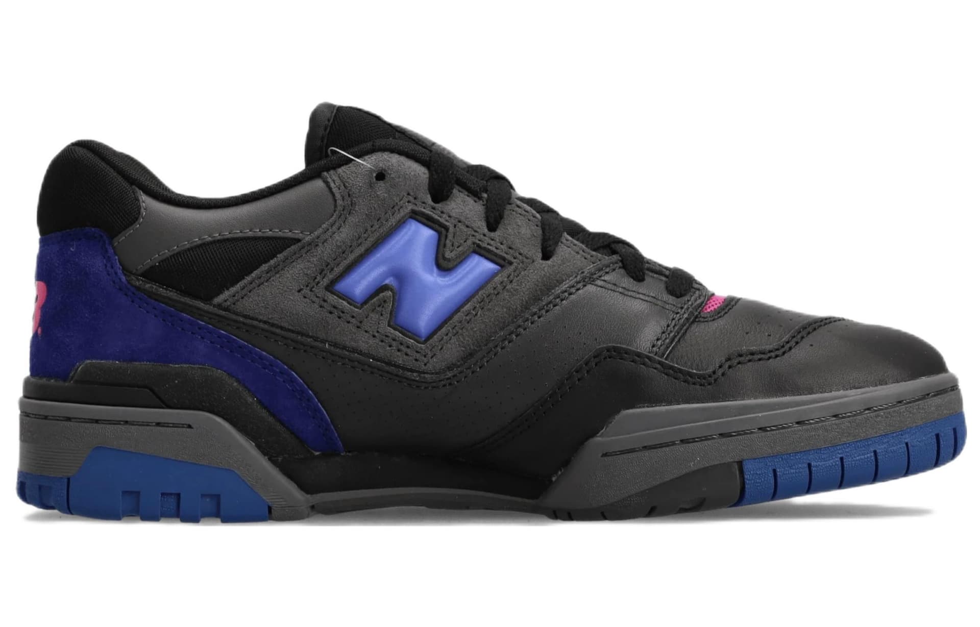 Ретро баскетбольные кроссовки New Balance 550 Black Blue - изображение 2