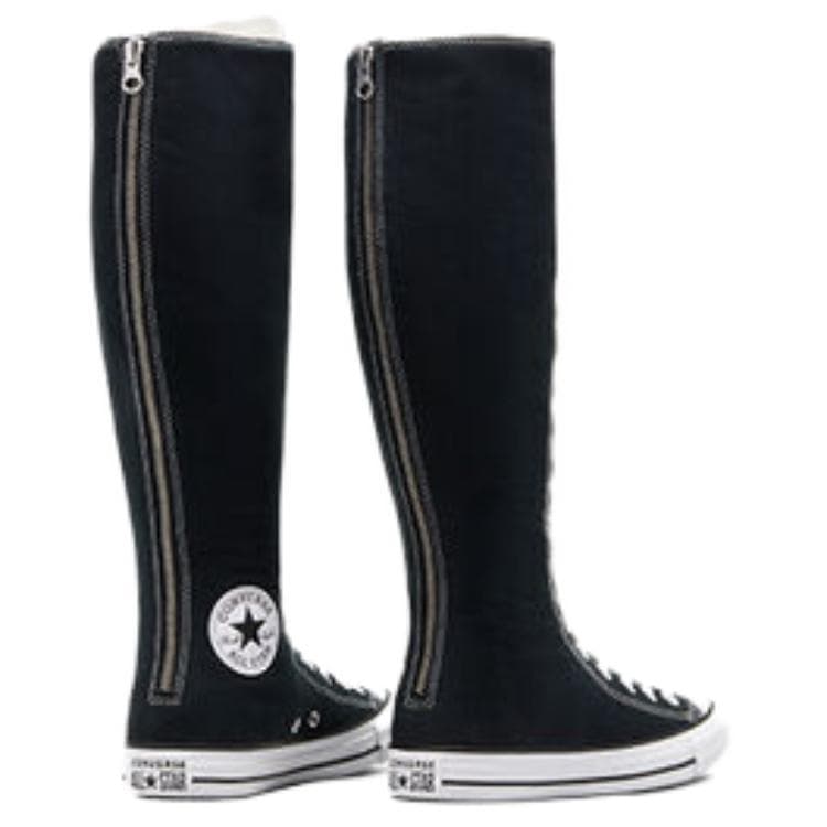 Кеды Converse Chuck TAYLOR All Star Устойчивые к истиранию покрытие Высокие кеды Унисекс Черные - изображение 5