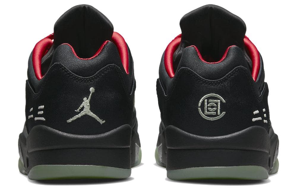 Ретро баскетбольные кроссовки CLOT x Air Jordan 5 Retro Low "Jade" - изображение 5