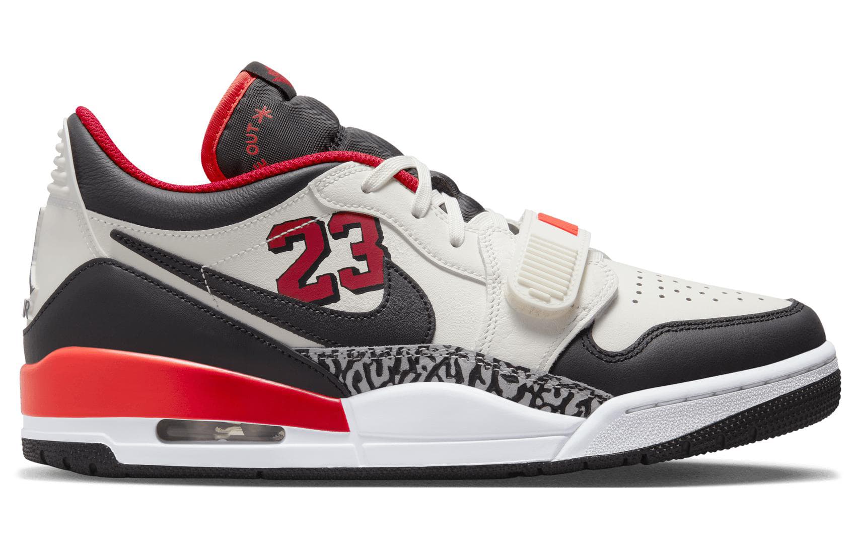 Ретро баскетбольные кроссовки Jordan Air Jordan Legacy 312 Low White Black Red - изображение 2