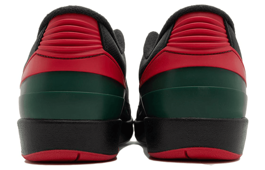 Ретро баскетбольные кроссовки Jordan Air Jordan 2 Low "Black Fire Red" - изображение 4