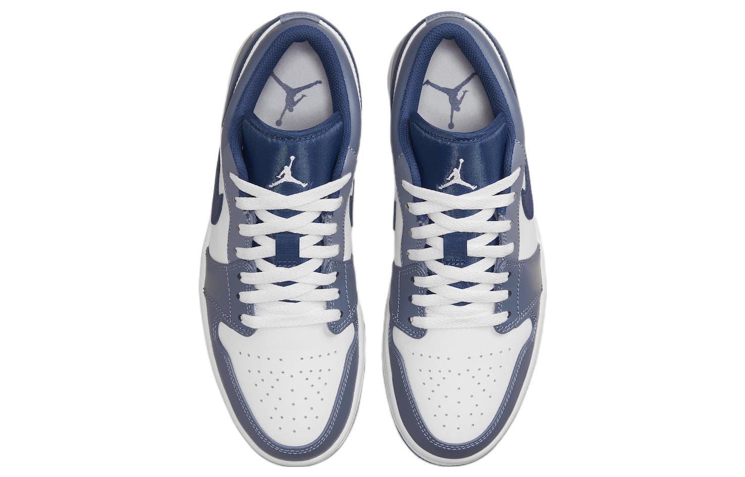 Ретро баскетбольные кроссовки Jordan Air Jordan 1 Low Navy - изображение 4