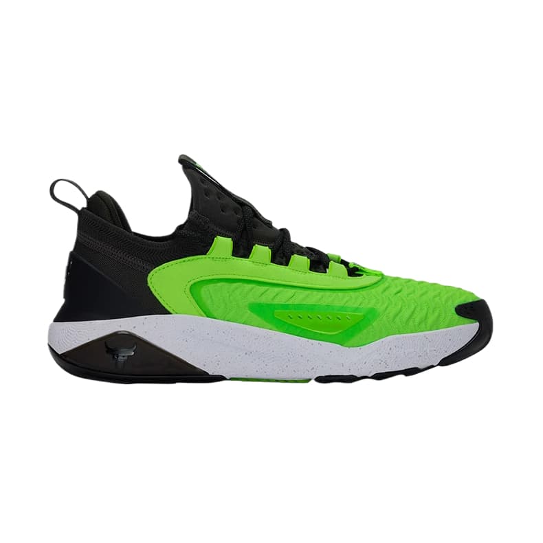 Кроссовки для спортзала Under Armour Project Rock 7 Амортизация Устойчивость к истиранию Низкий топ Кроссовки для тренировок Мужские Зеленый - изображение 3