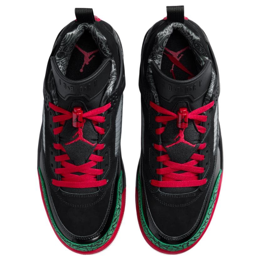 Ретро баскетбольные кроссовки Jordan Spizike Low OG Black Red - изображение 4