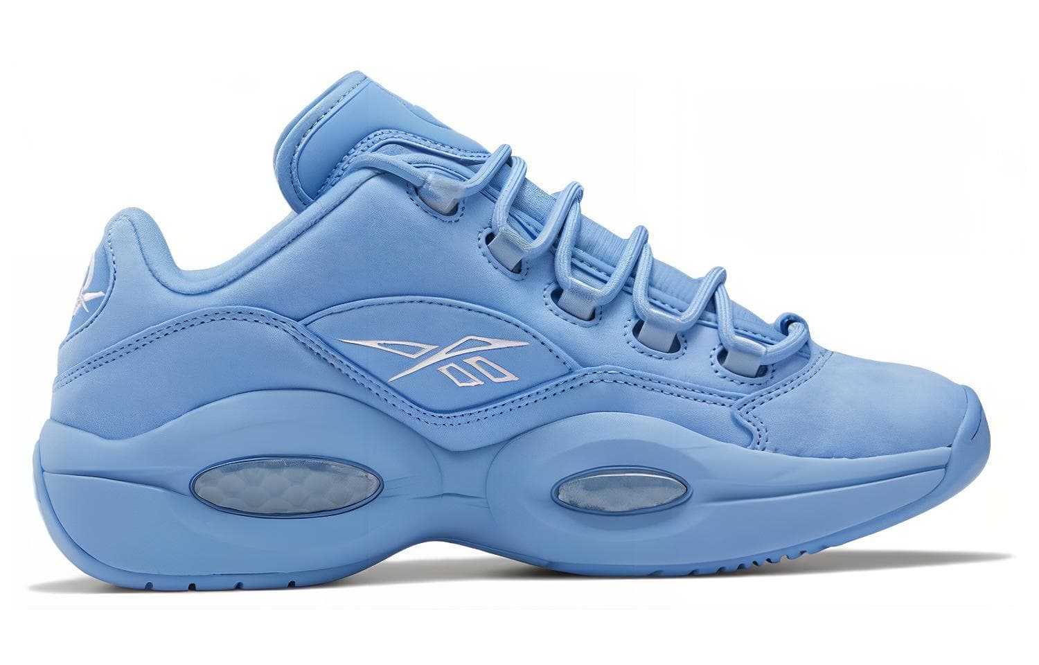 Ретро баскетбольные кроссовки Reebok Question Low Blue - изображение 2