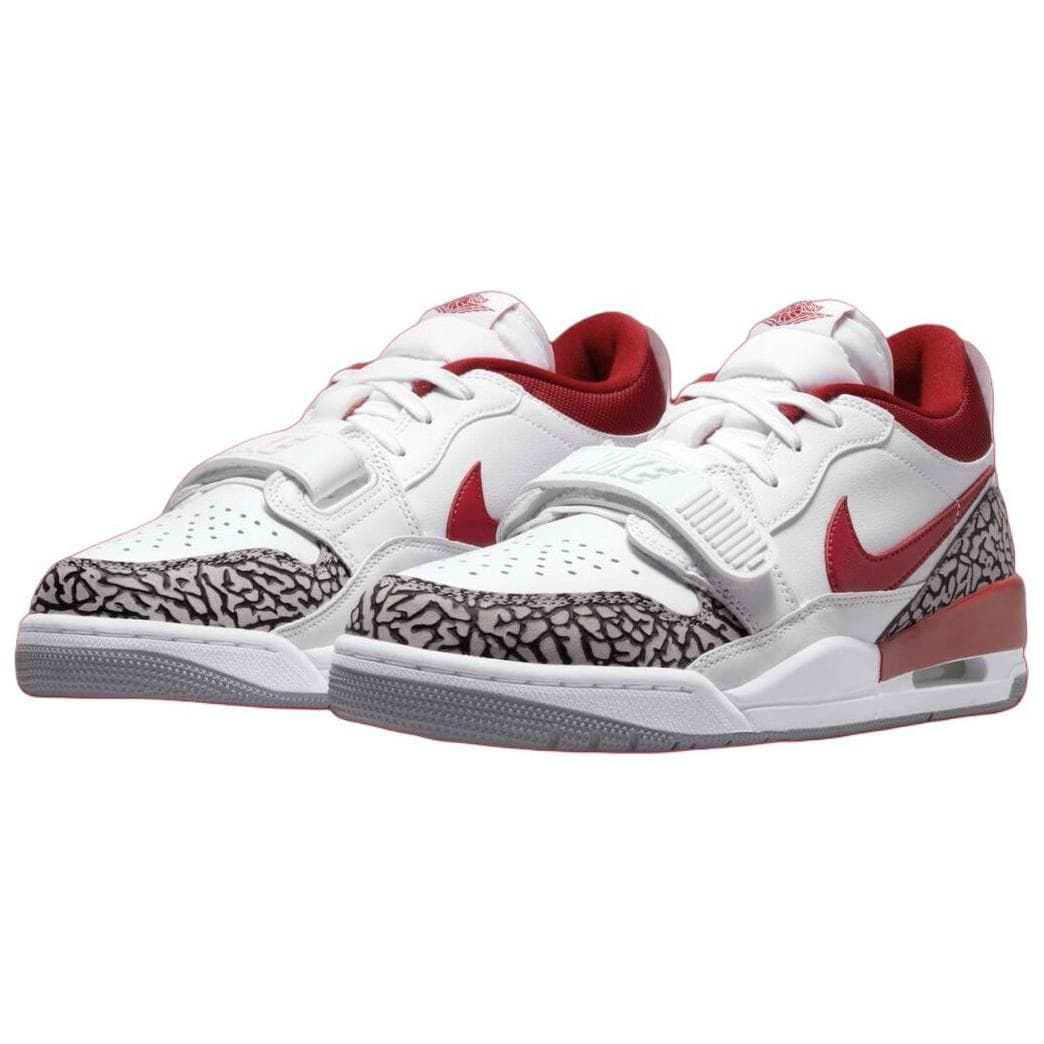 Ретро баскетбольные кроссовки Jordan Legacy 312 кожа синтетический материал Low Gym Red мягкий и удобный противоскользящая износостойкая лоу-топы ретро баскетбольные кроссовки женские белый красный - изображение 3