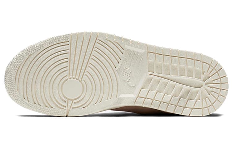 Ретро баскетбольные кроссовки Jordan Air Jordan 1 Retro High Zip Particle Beige (W) — фото 6