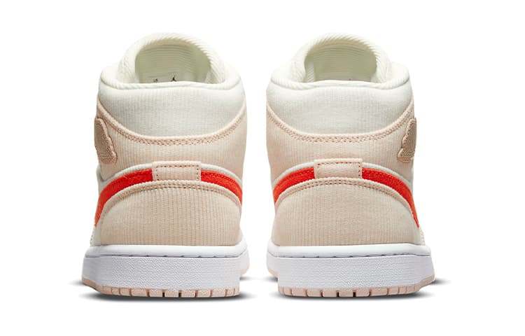 Ретро баскетбольные кроссовки Jordan Air Jordan 1 Mid SE "Corduroy" — фото 5