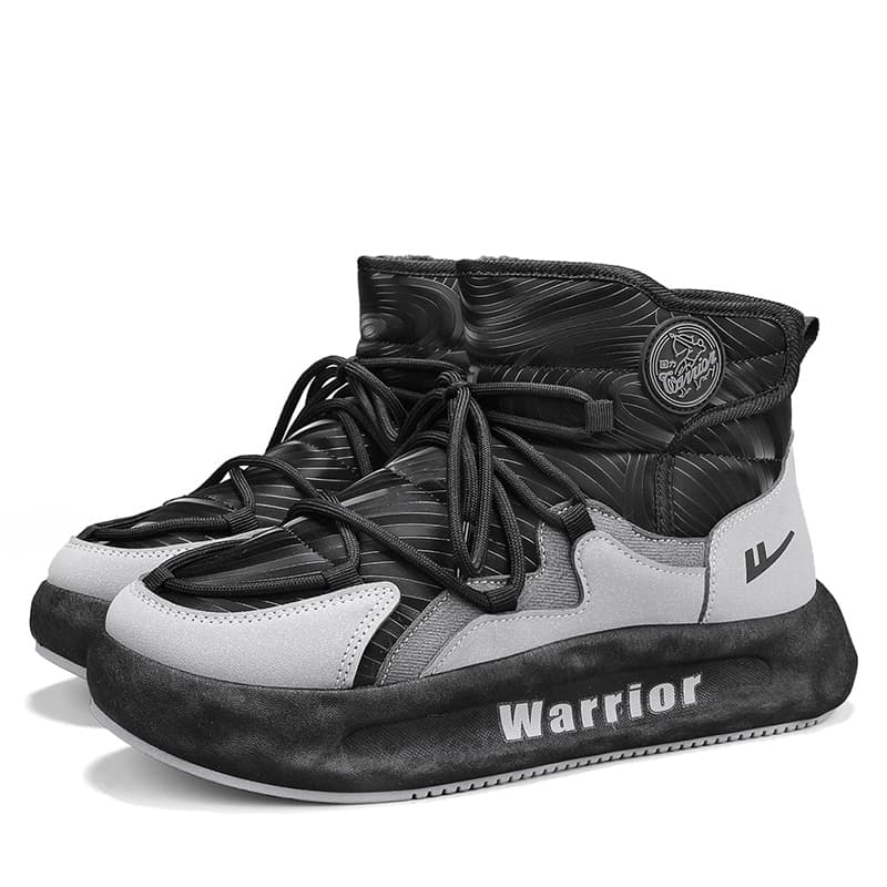 Ботинки зимние Warrior Теплоизоляционный Износостойкий Увеличивающий Высоту Противоскользящий - изображение 5